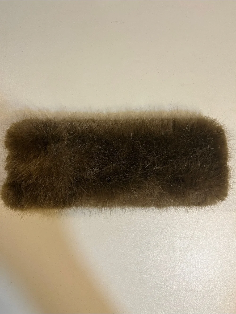 Barts Olive Brown Faux Fur Ear Warmer